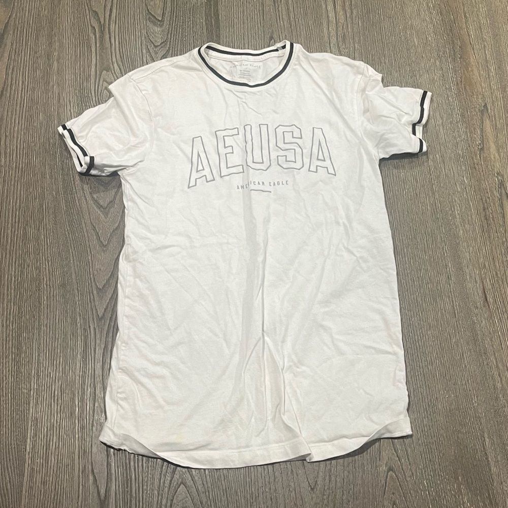 American Eagle AE USA Standard Fit Cotton Short Sleeve T-Shirt Size XS